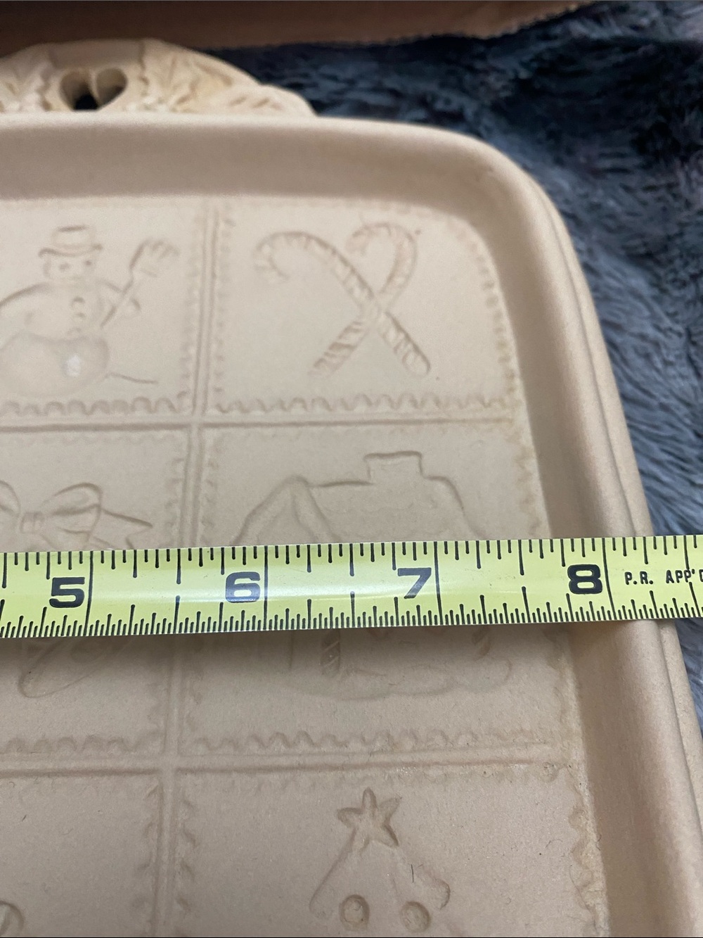 Vintage Ceramic Shortbread Pan - Picture 8 of 16